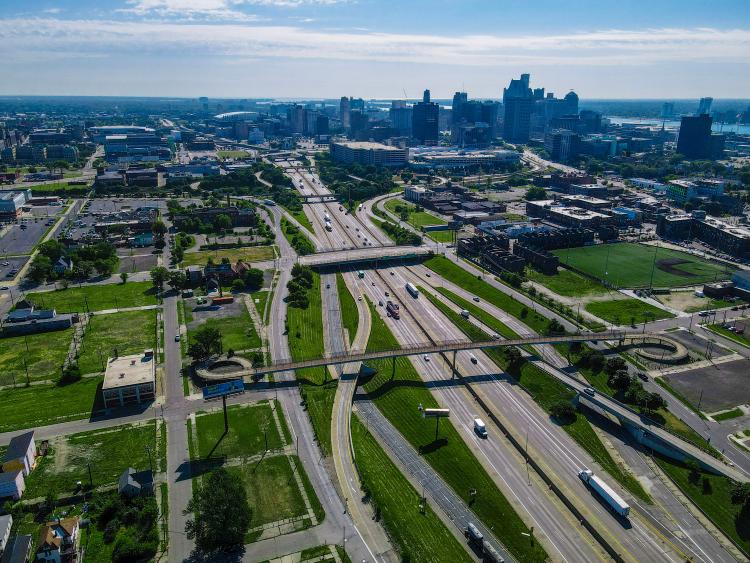 Detroit from above